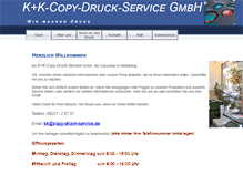 Tablet Screenshot of copy-druck-service.de